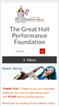 Mobile Screenshot of greathallperformance.org