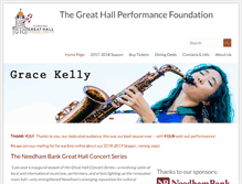 Tablet Screenshot of greathallperformance.org